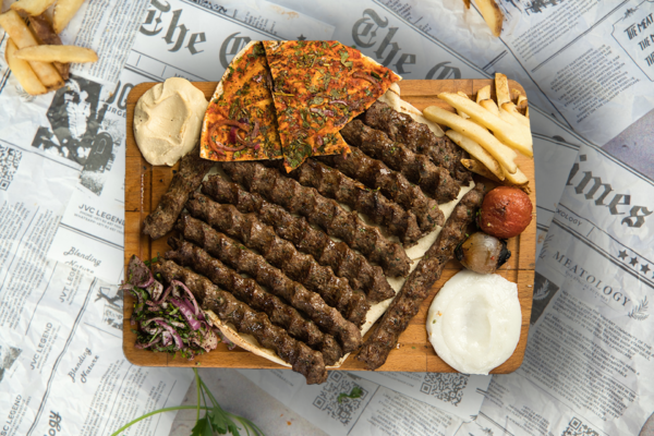 Char Grilled Kofta Skewers