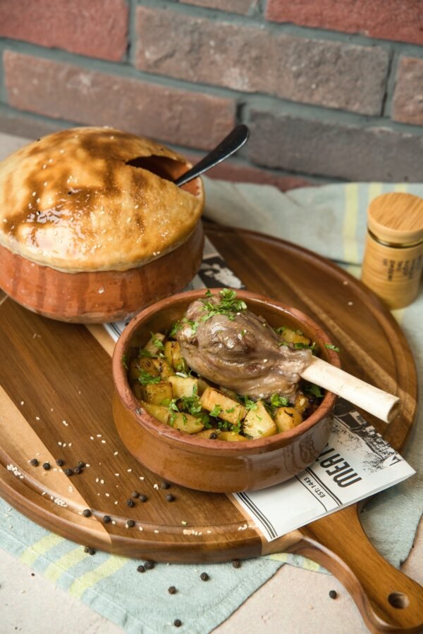 Lamb with Potato Provencal