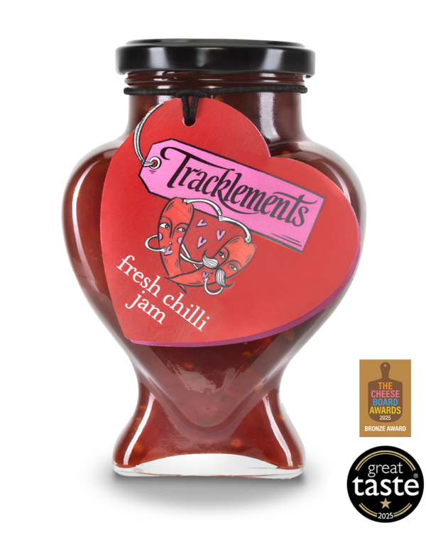 Fresh Chilli Jam Heart-Shaped Jar 350g